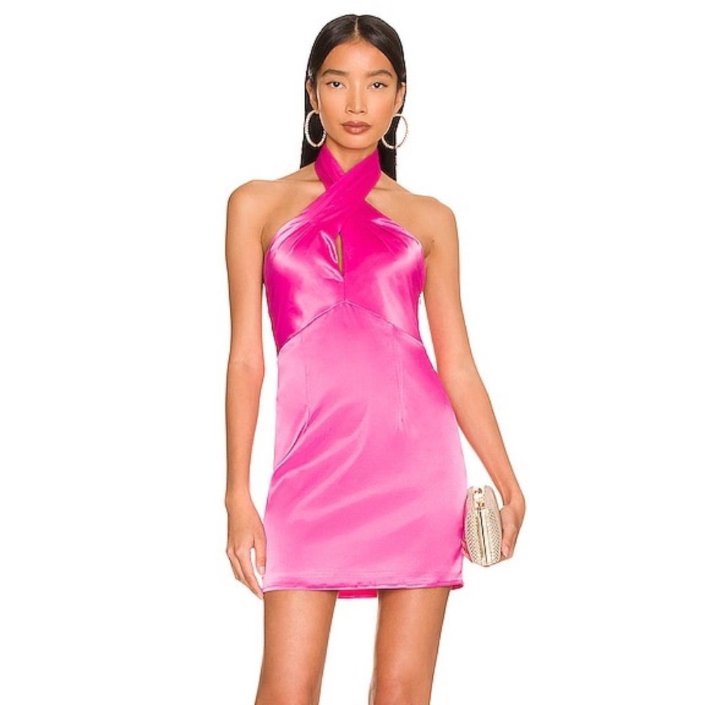 Superdown Hot Pink Mini Dress